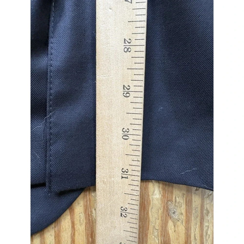 Brooks Brothers Country Club Blazer 43R Madison Saxxon Wool Gold Button Navy